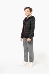 Chaqueta acolchada y ligera con capucha niños