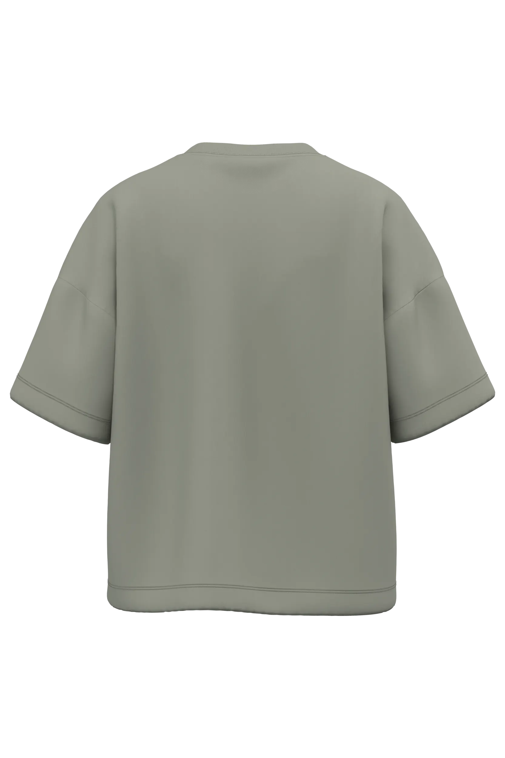 Camiseta sostenible de corte boxy con hombros caídos mujer