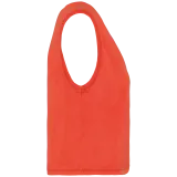 Camiseta crop ecorresponsable sin mangas mujer