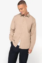Camisa ecorresponsable efecto lavado hombre