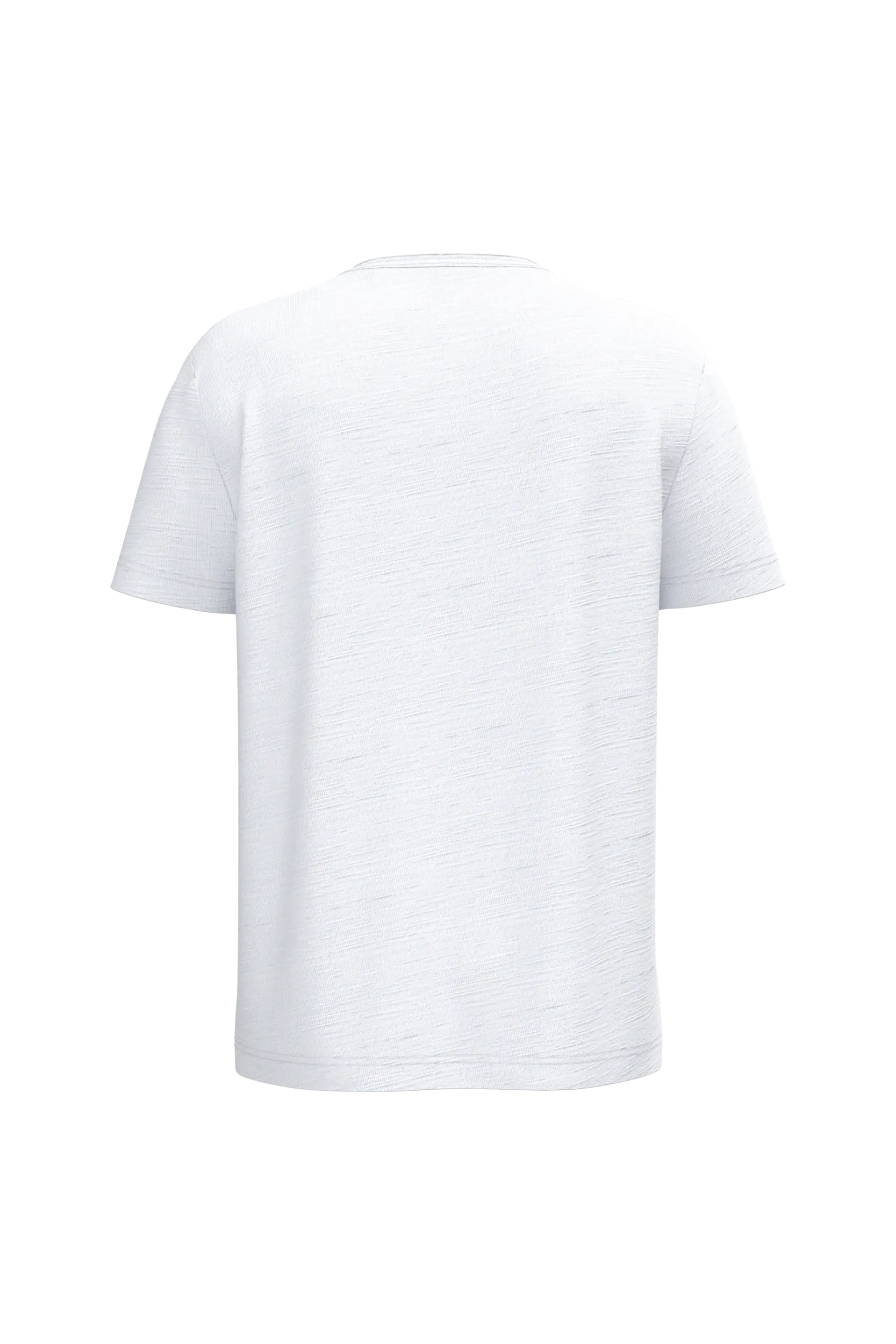 Camiseta ecorresponsable cuello slub y hombros caídos hombre