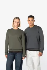 Sudadera ecorresponsable cuello redondo unisex