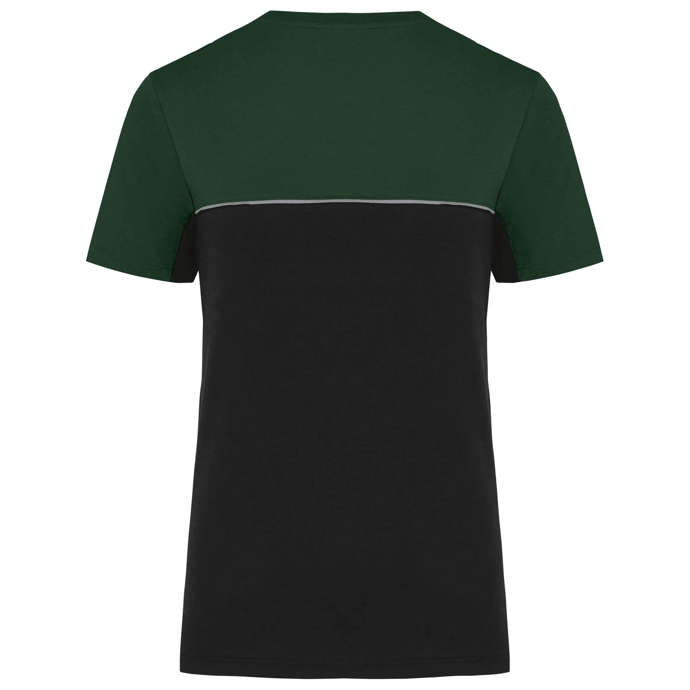 Camiseta bicolor ecorresponsable manga corta - Unisex
