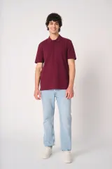 Polo punto piqué hombre
