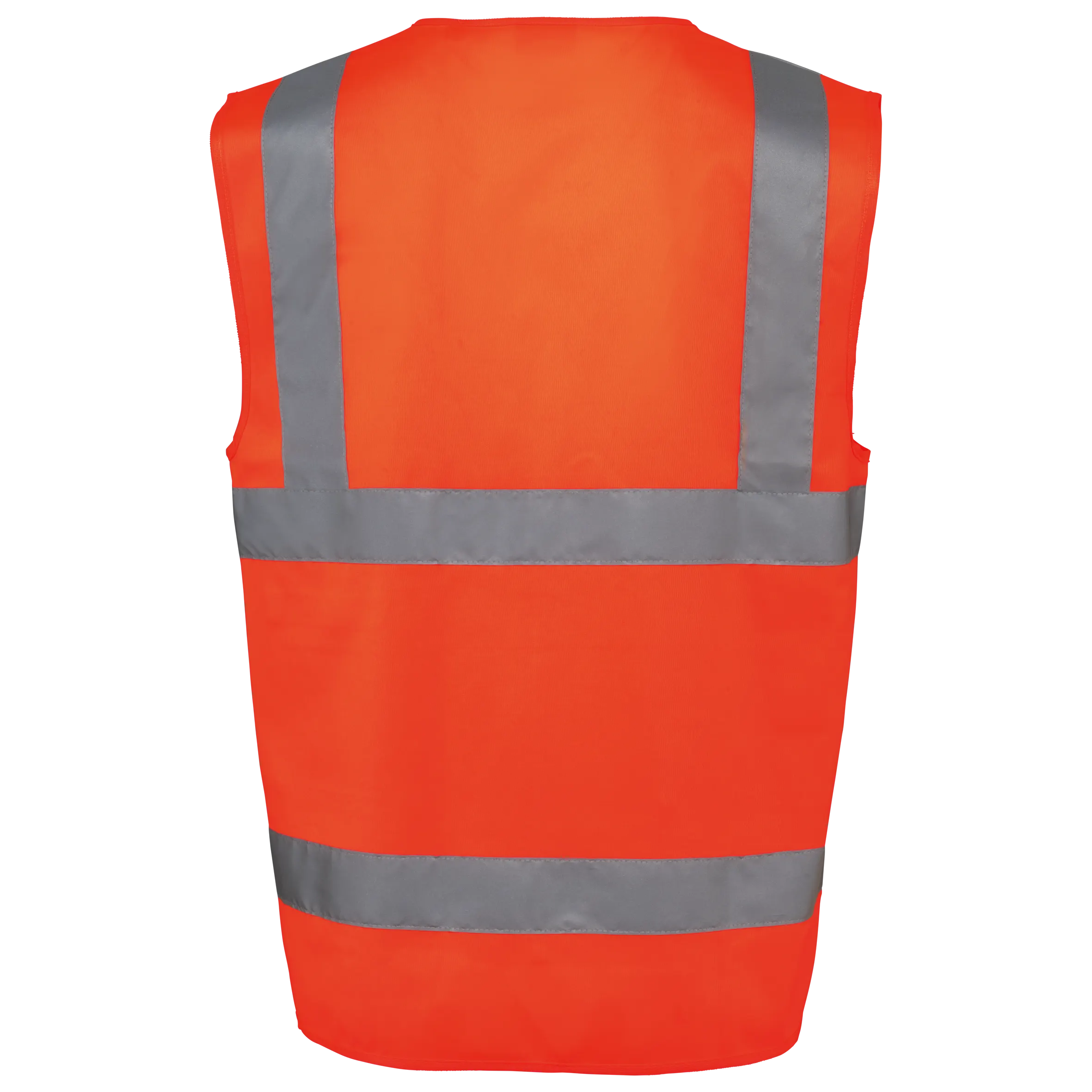 Chaleco de seguridad alta visibilidad reciclado con cremallera unisex
