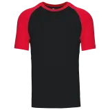 Baseball - camiseta bicolor manga corta hombre