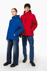 Parka softshell acolchada con capucha mujer