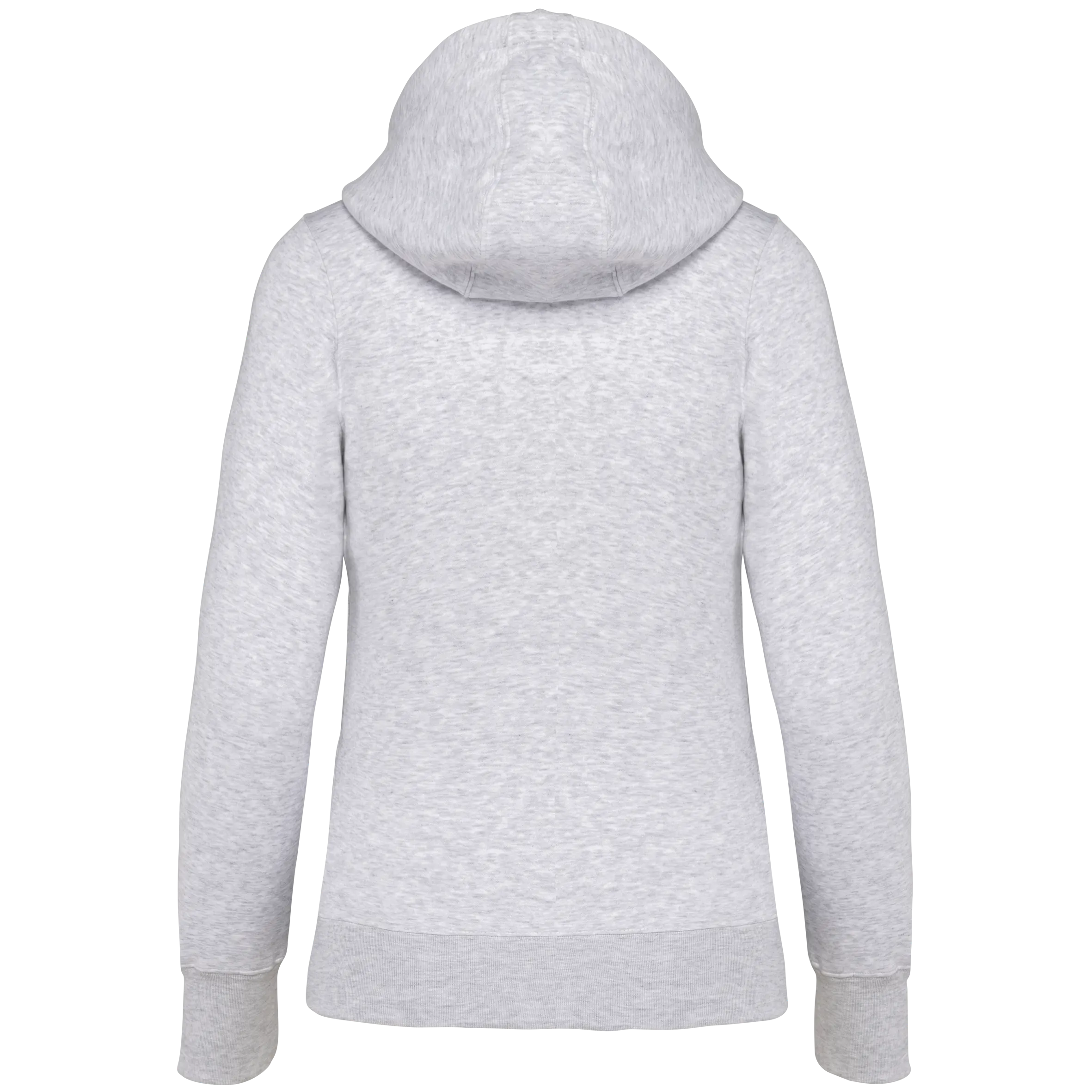 Sudadera con capucha y cremallera de mujer