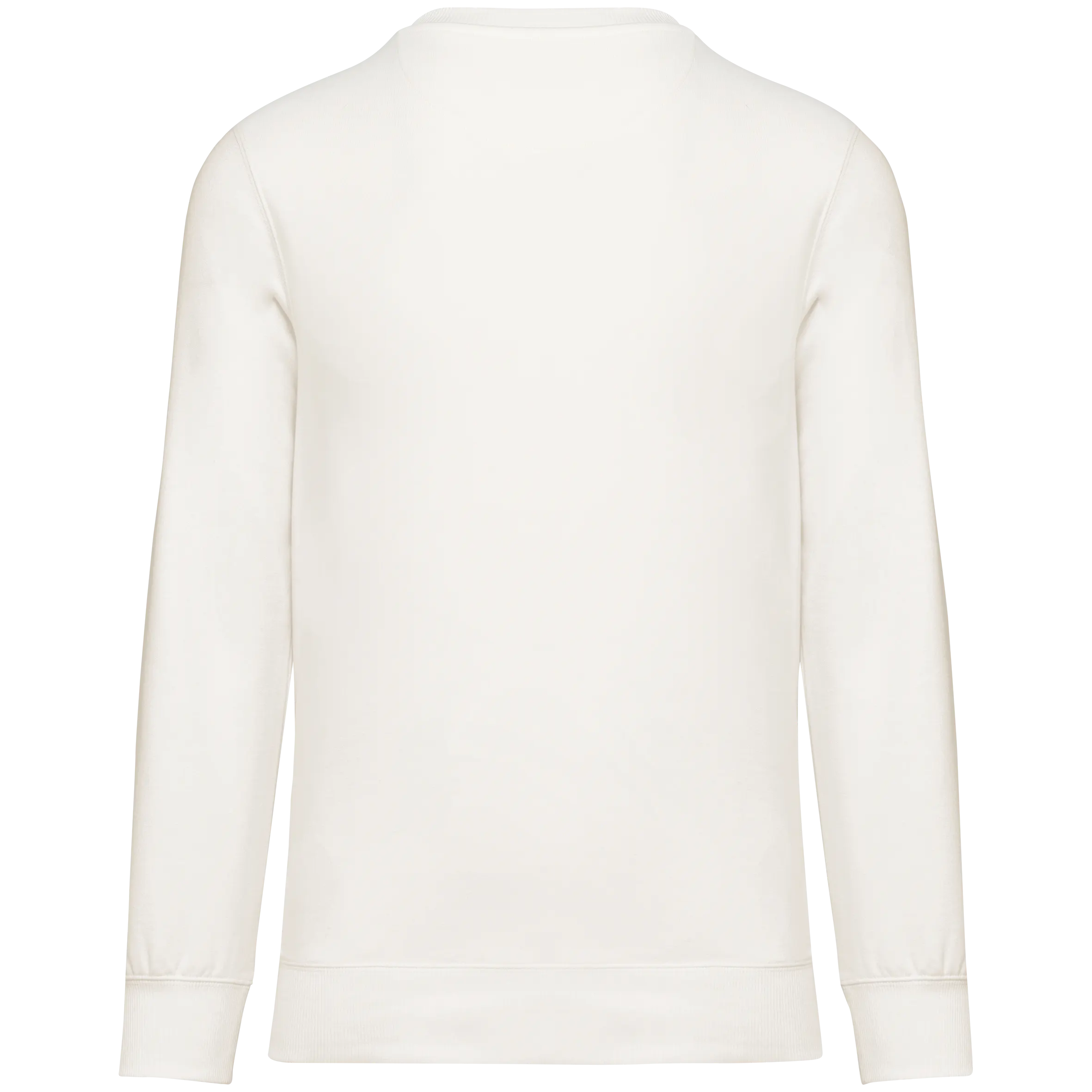 Sudadera ecorresponsable cuello redondo y hombros caídos French Terry unisex