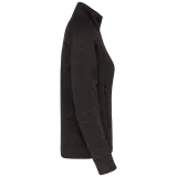 Chaqueta jaspeada con cremallera mujer
