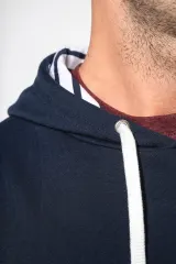 Sudadera con capucha de forro contrastado - Unisex