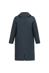 Parka larga con forro de sherpa unisex