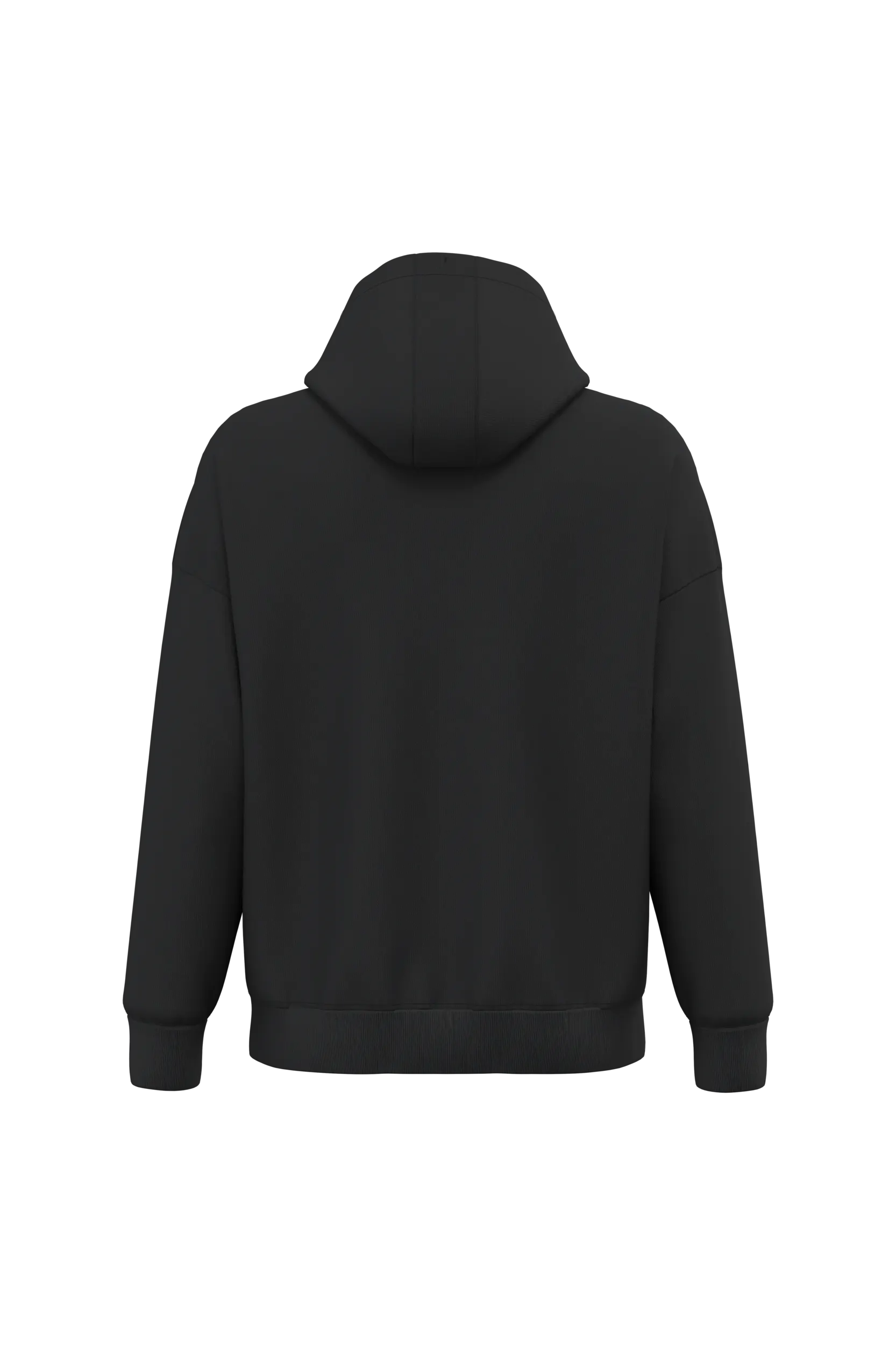 Sudadera sostenible con cremallera y capucha oversize unisex