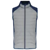 Chaleco deportivo bimaterial unisex