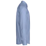 Camisa no-plancha manga larga hombre