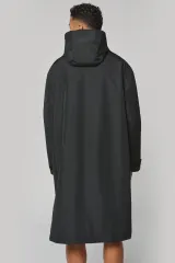 Parka larga con forro de sherpa unisex