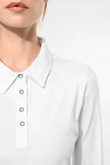 Polo jersey manga larga mujer