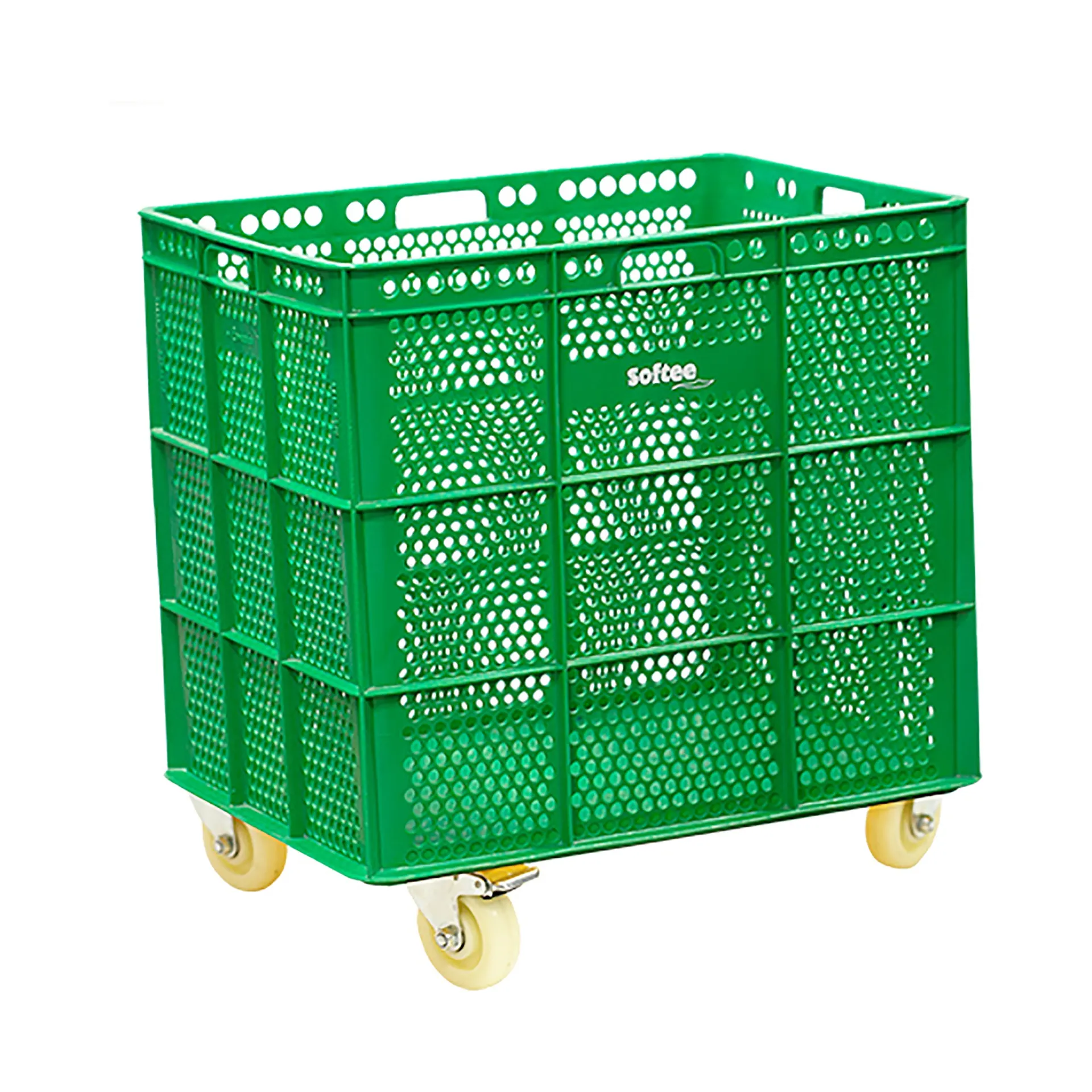 BANASTA CON RUEDAS INOX