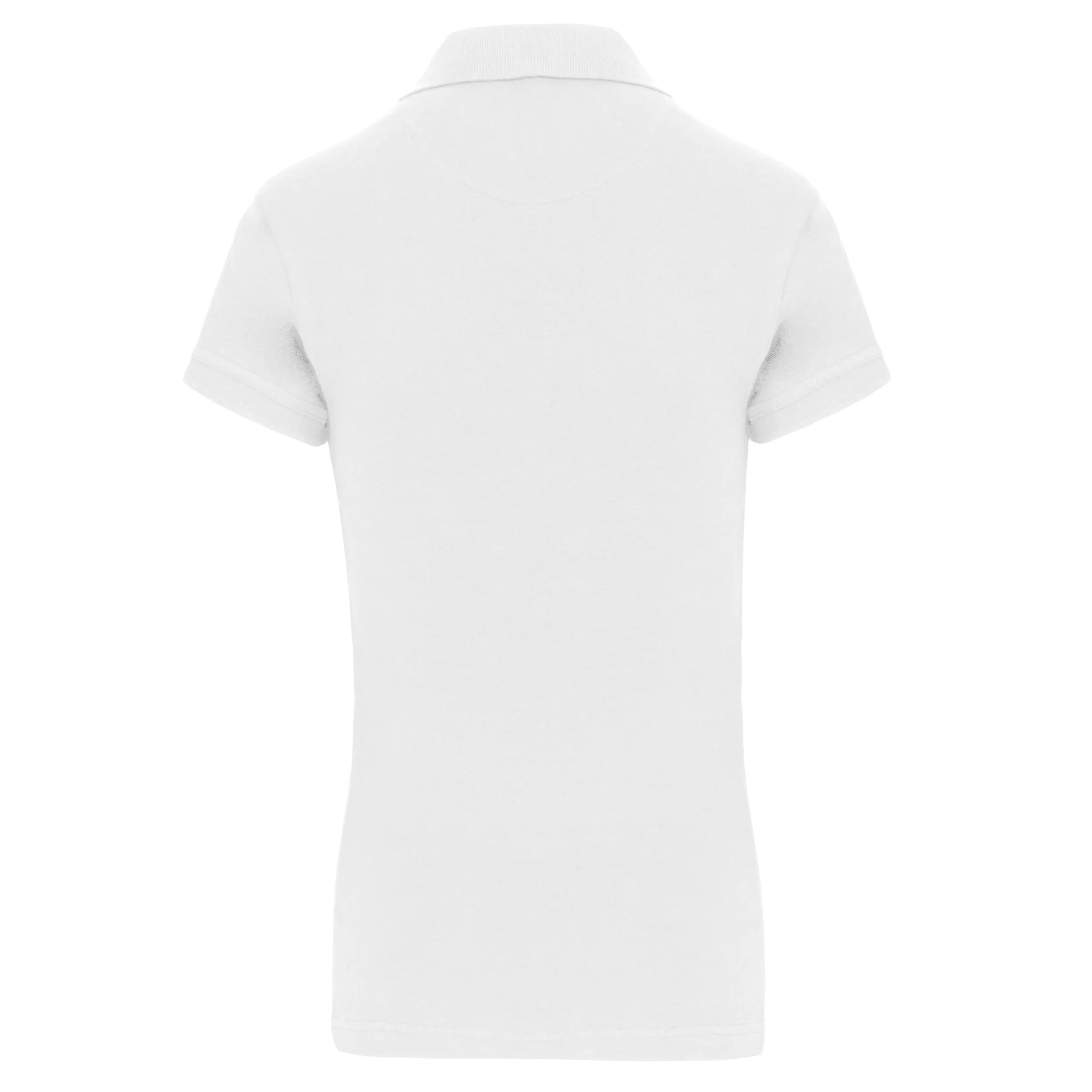 Polo de punto piqué manga corta mujer