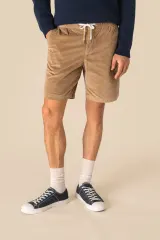 Short ecorresponsable de pana hombre