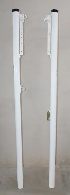 JUEGO POSTES VOLEIBOL FIJOS ALUMINIO Ø 90MM