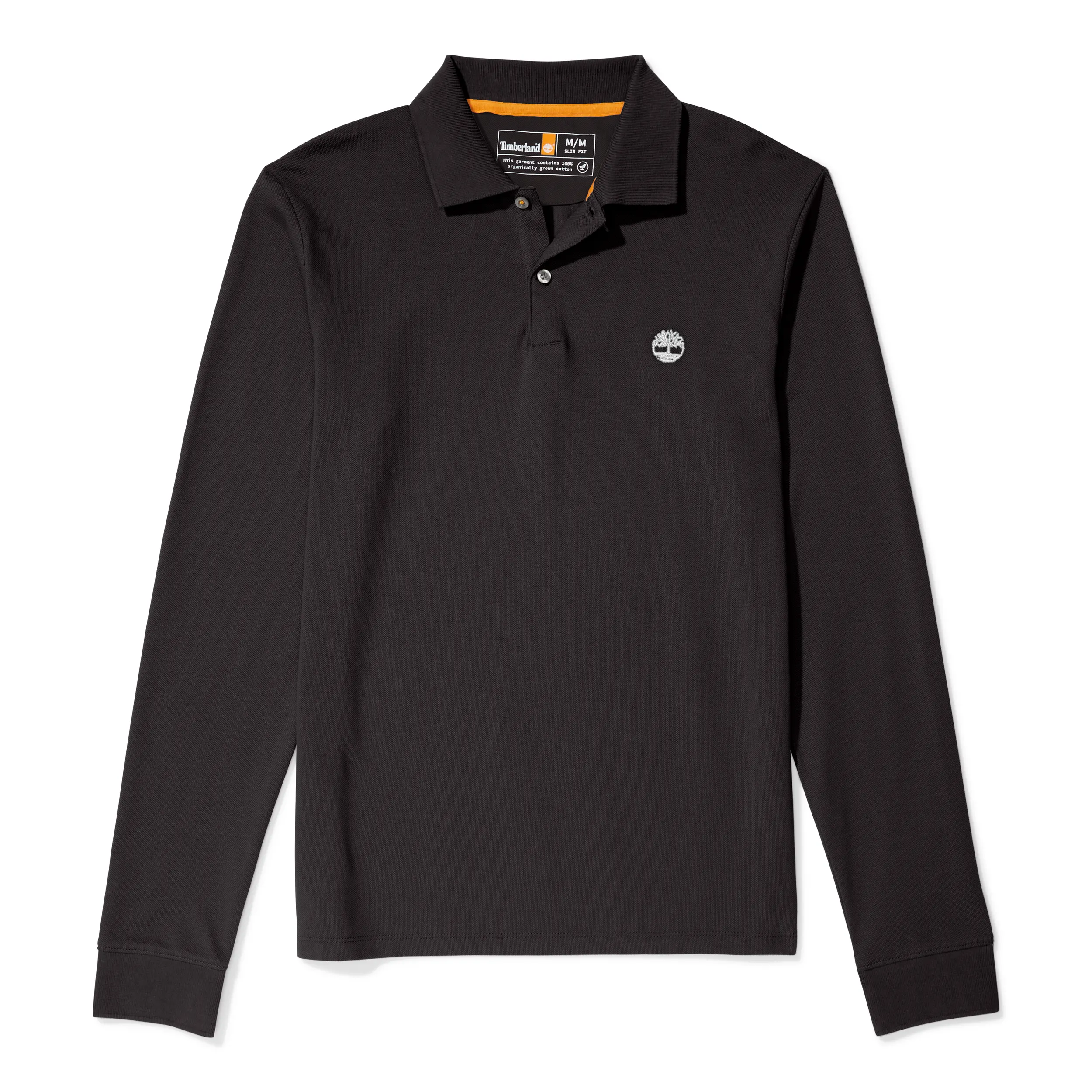 Polo slim LS de piqué