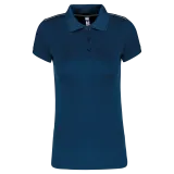 Polo interlock de manga corta mujer