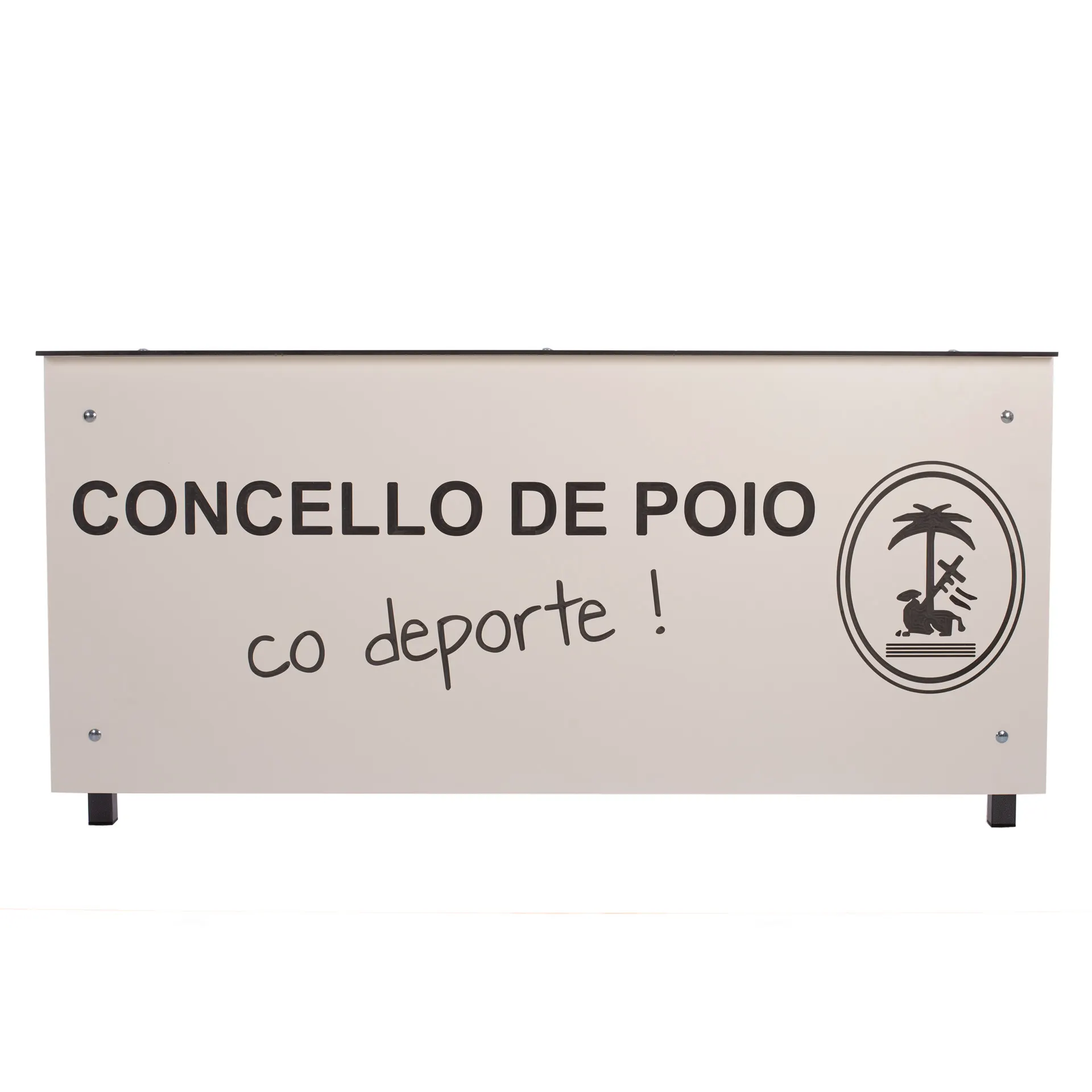 MESA ANOTADORES BASIC FENÓLICO 8MM BLANCO PERSONALIZABLE