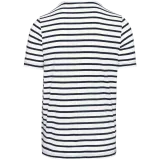 White / Navy Stripes