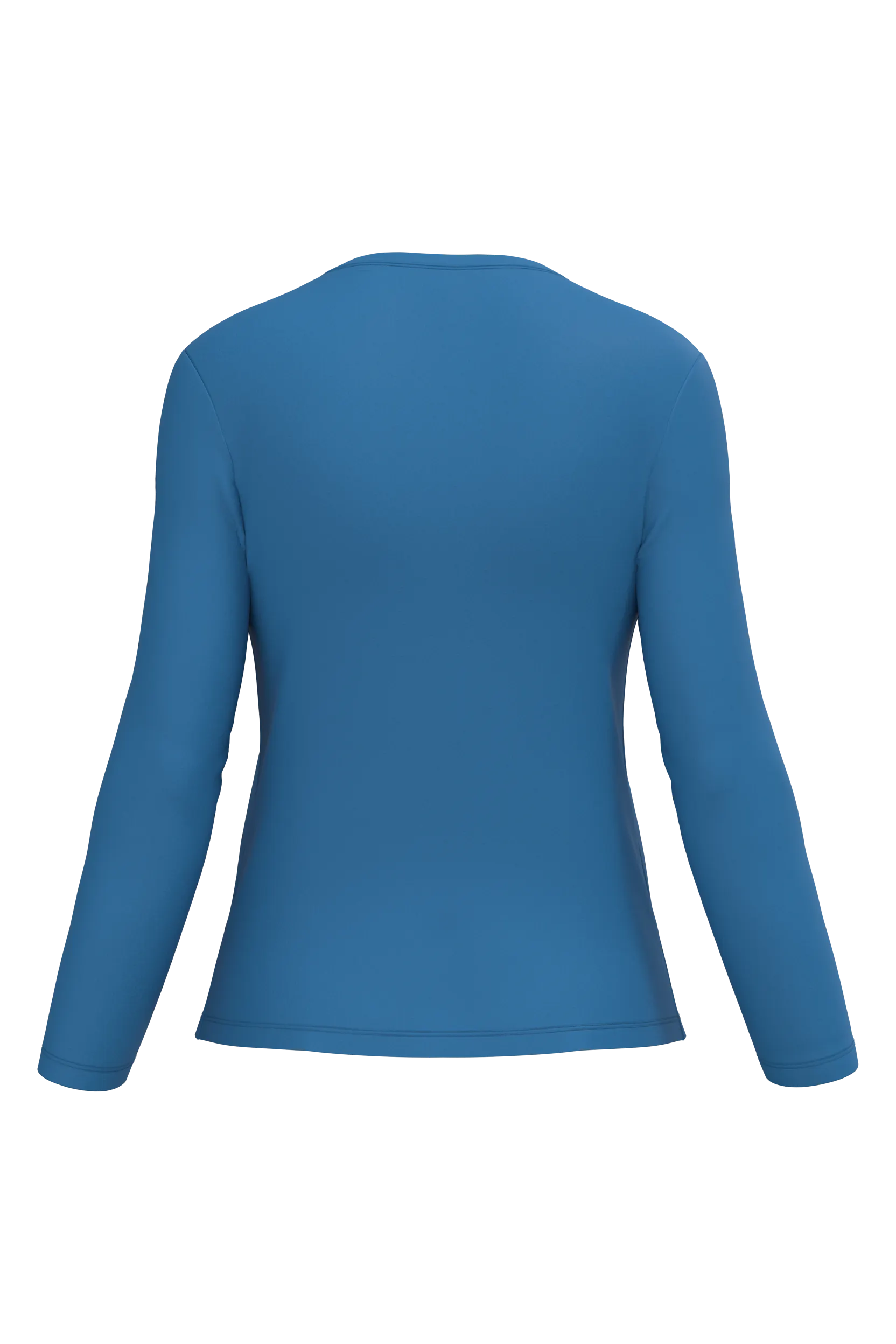 Camiseta manga larga y cuello redondo mujer