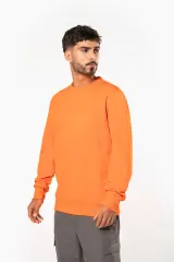 Sudadera cuello redondo reciclada unisex