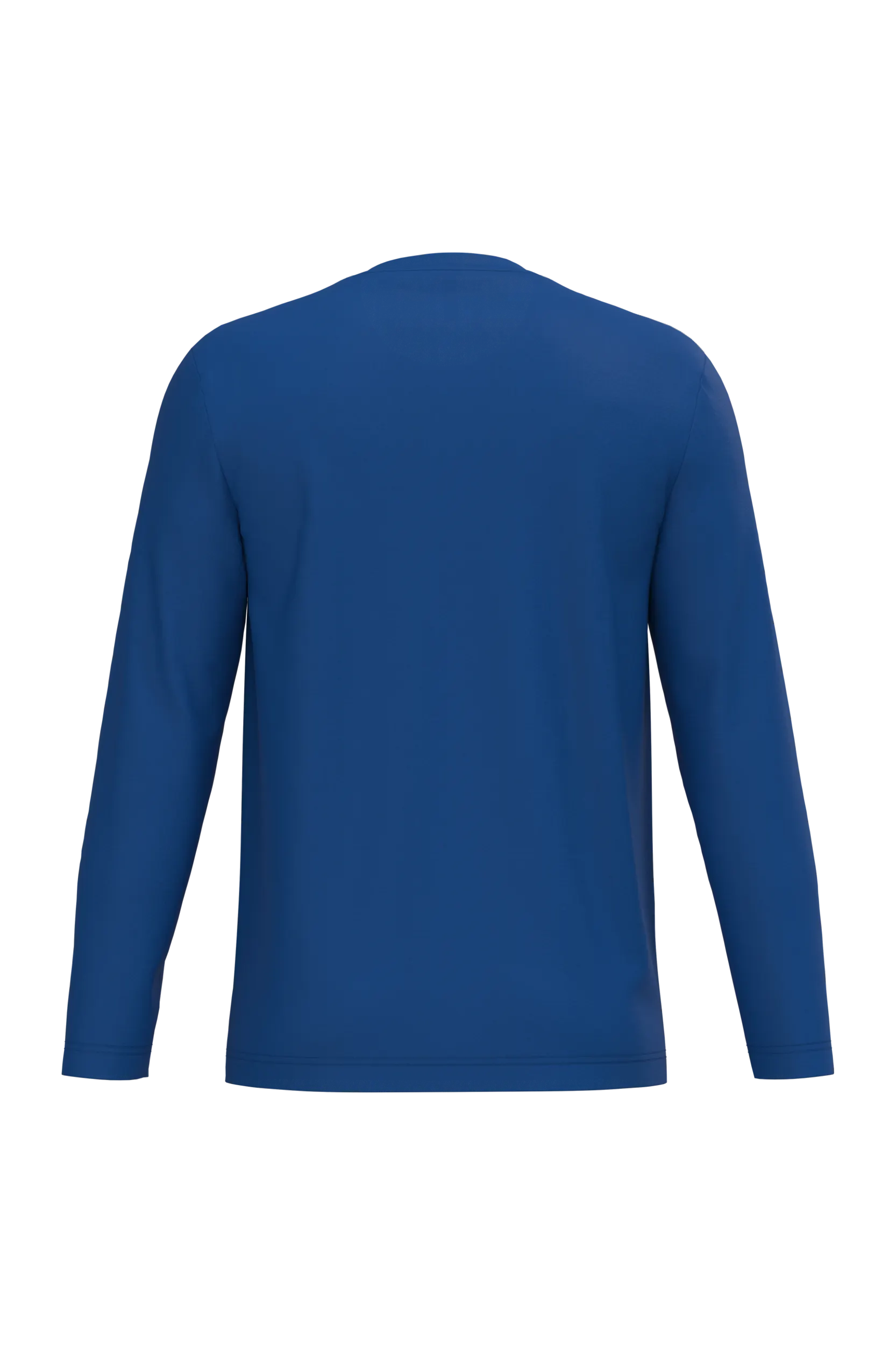 Camiseta maga larga y cuello redondo hombre