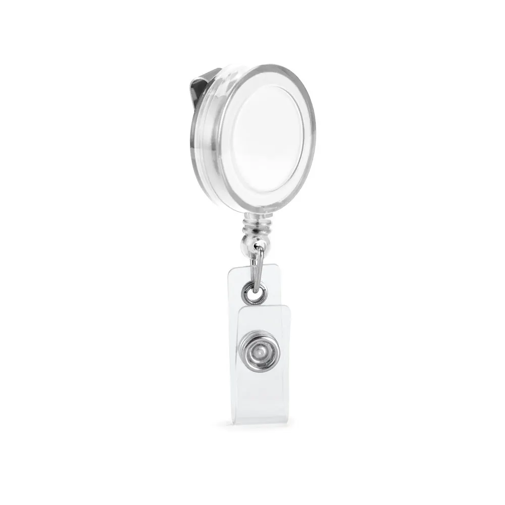 YEATS. Porta credencial extensible con clip metálico