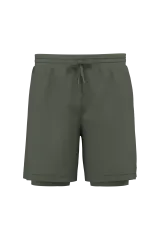 Short ecorresponsable 2 en 1 con short interior integrado hombre