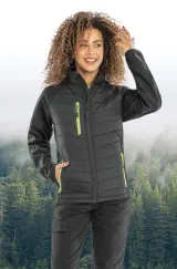 Chaqueta Softshell Black Compass acolchada reciclada