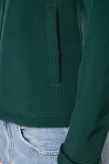 Chaqueta softshell con capucha extraíble mujer