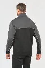 Sudadera 1/4 cremallera ecorresponsable– Unisex