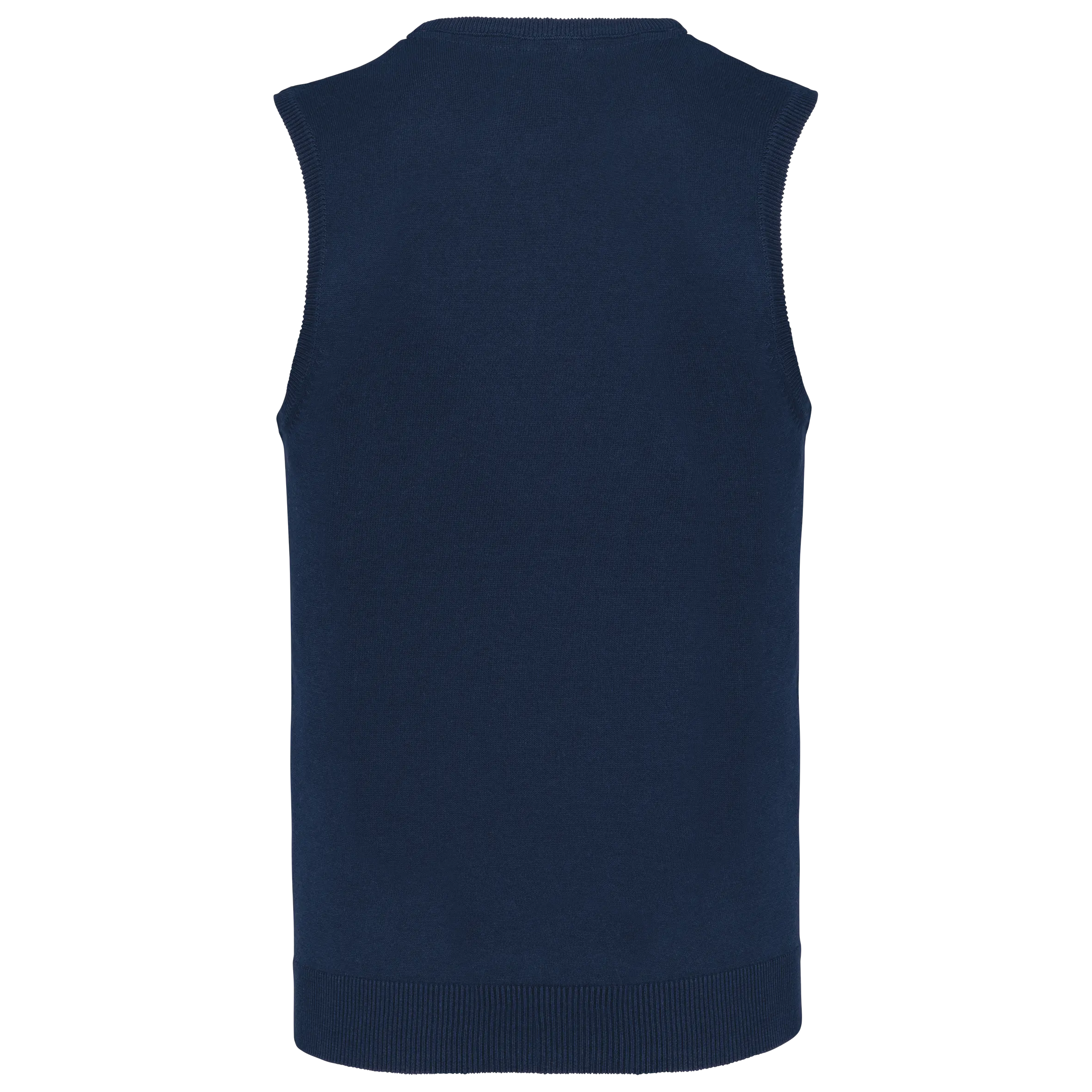 Jersey cuello de pico sin mangas