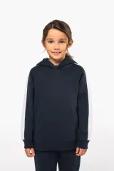 Sudadera de equipo bicolor con capucha infantil