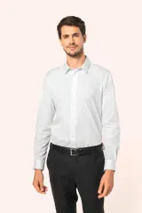 Camisa popelina de algodón Supima® hombre