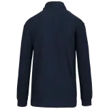 French rib - polo de canalé manga larga hombre