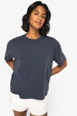 Camiseta ecorrersponsable oversize efecto lavado mujer