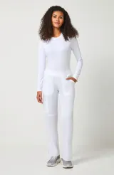 Pantalones tipo cargo de tiro medio mujer