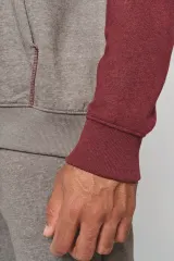 Sudadera bicolor con capucha adulto