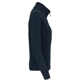Chaqueta de felpa con cremallera mujer