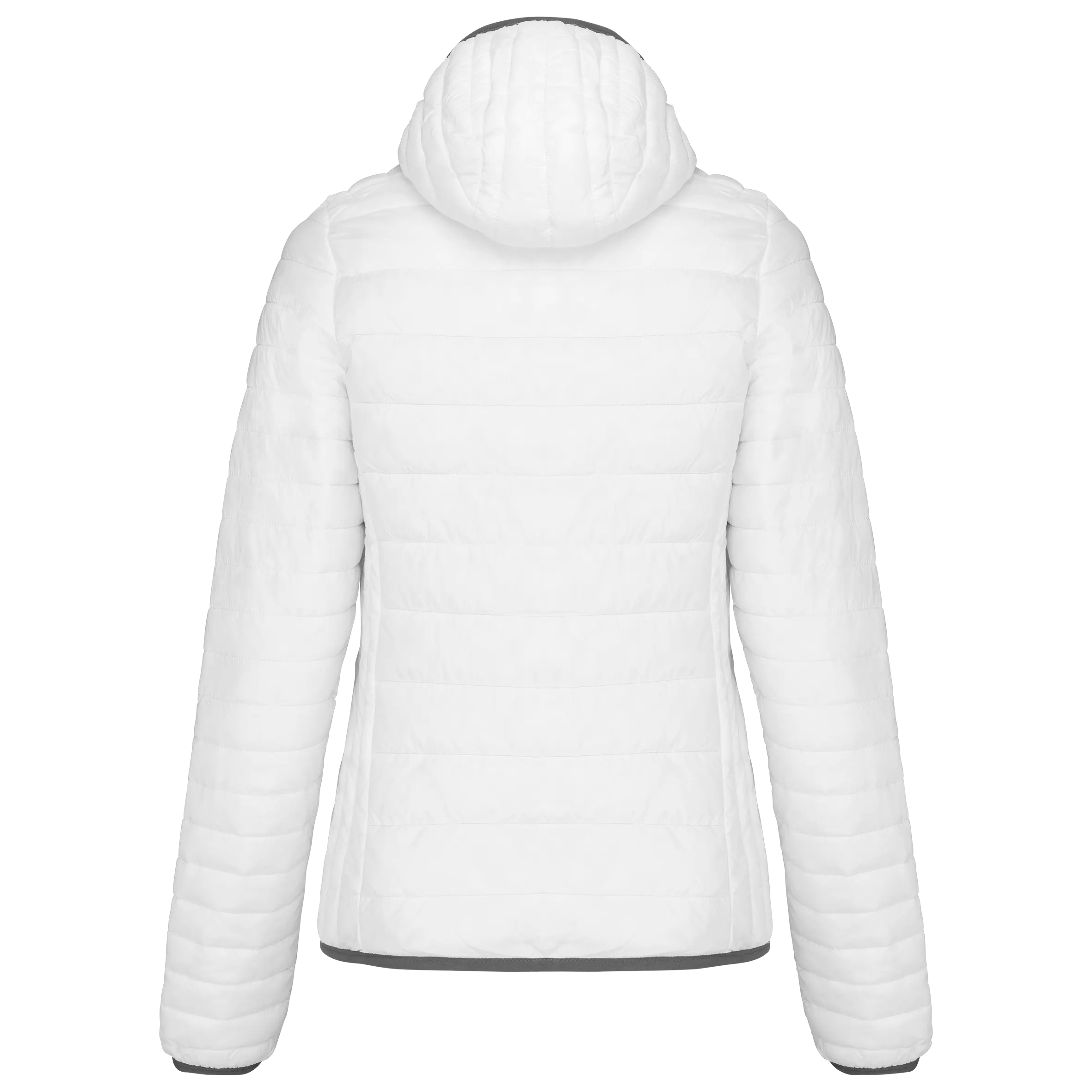 Chaqueta acolchada y ligera con capucha mujer