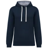 Sudadera con capucha de forro contrastado - Unisex