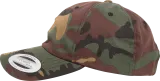 Gorra de sarga de algodón: 6 paneles
