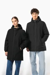 Parka con capucha reciclada unisex