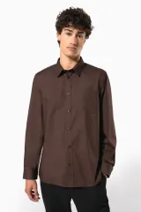 Camisa popelina de polialgodón de fácil cuidado hombre